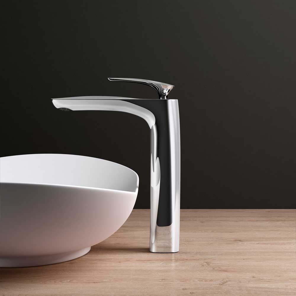 monobloc bathroom sink tap